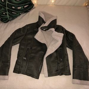 Faux shearling jacket